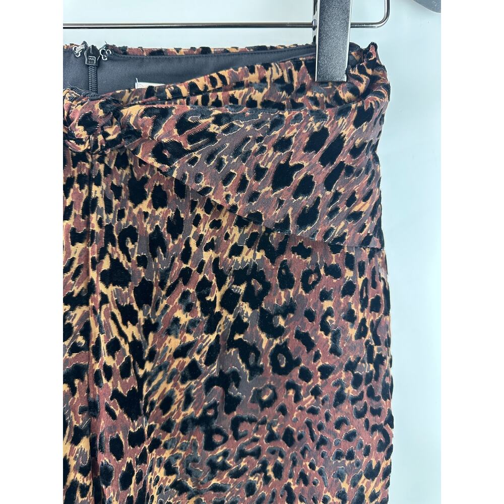 Camila Coelho Revolve Ivanna Pant Animal Leopard Print Burnout Sheer Small Tall - Picture 8 of 16